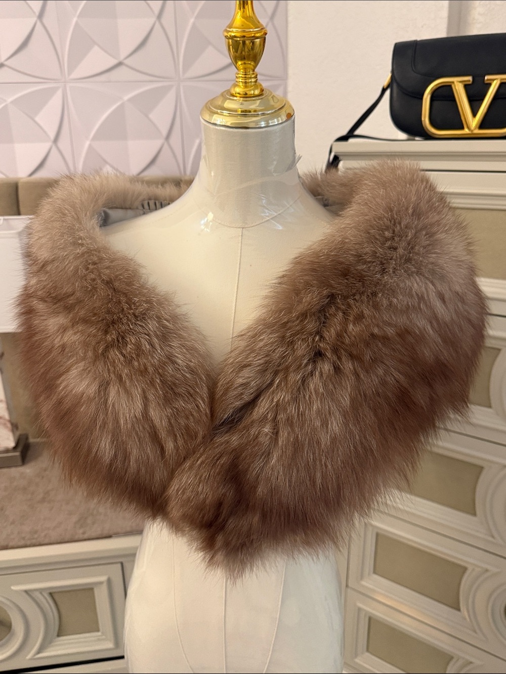 Real Fox Fur Wrap